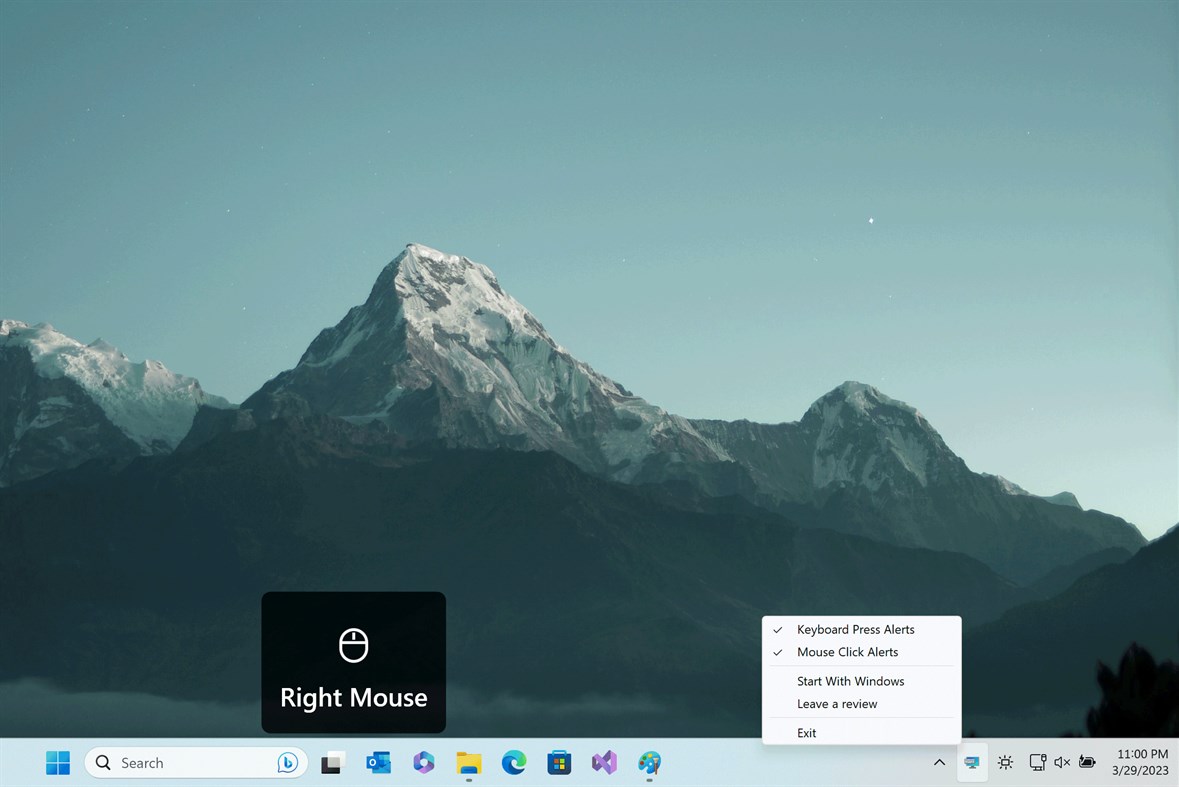#3. Key Press Visualizer Widget (Windows) 由: EvlarSoft LLC