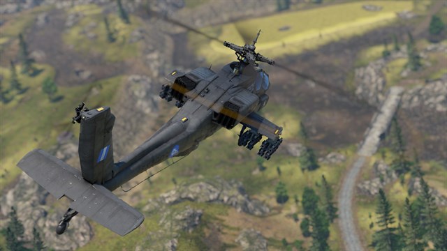 War Thunder - Greek AH-64A Apache screenshot 2