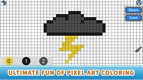 Pixel Art - Color by Number Pages Screenshots 2