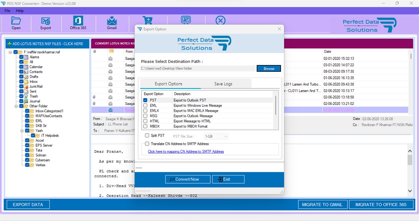 #5. NSF to PST Converter (Windows) Által: PERFECT DATA SOLUTIONS