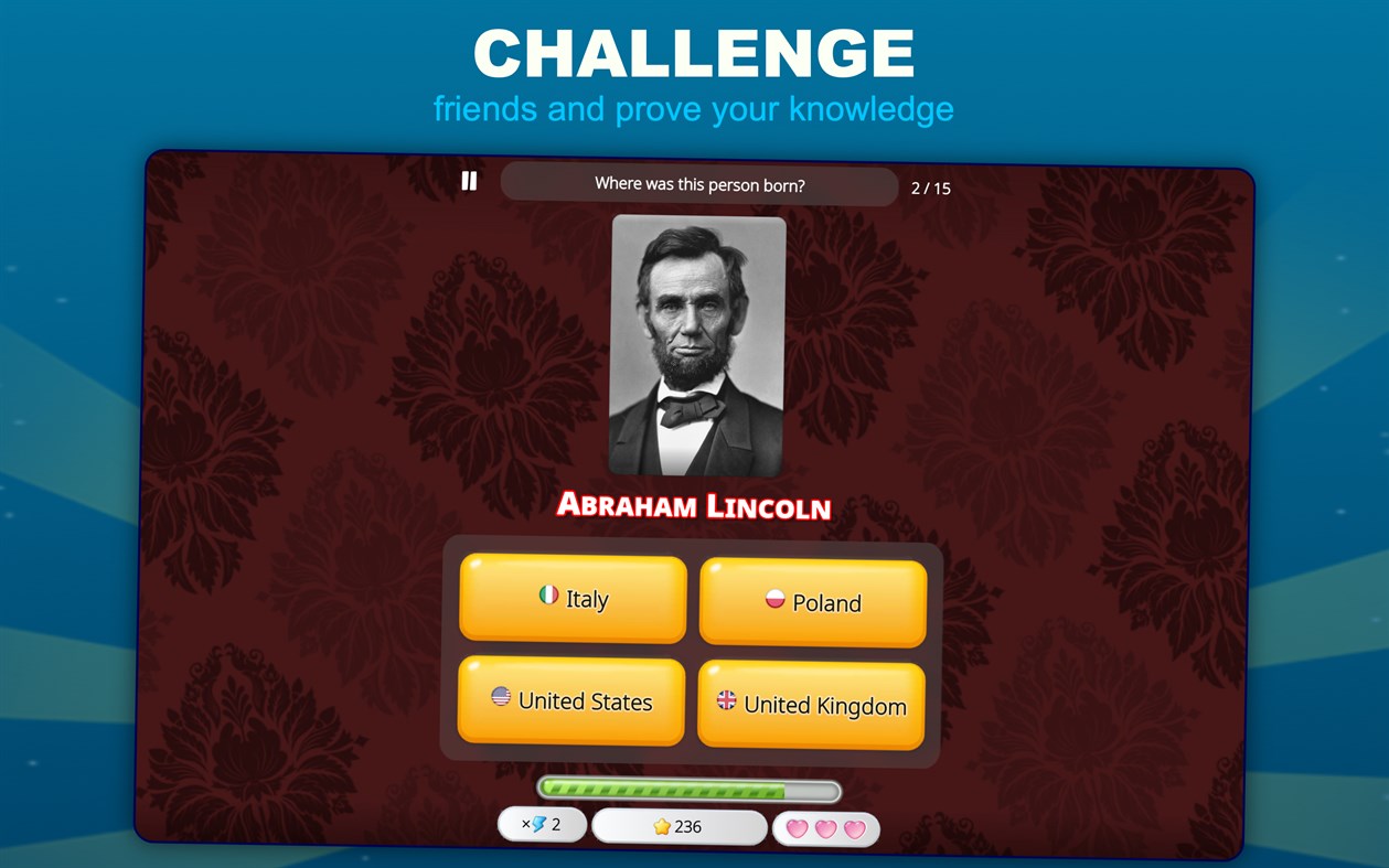 #3. World Geography Trivia Quiz (Windows) By: Supergonk Ltd.