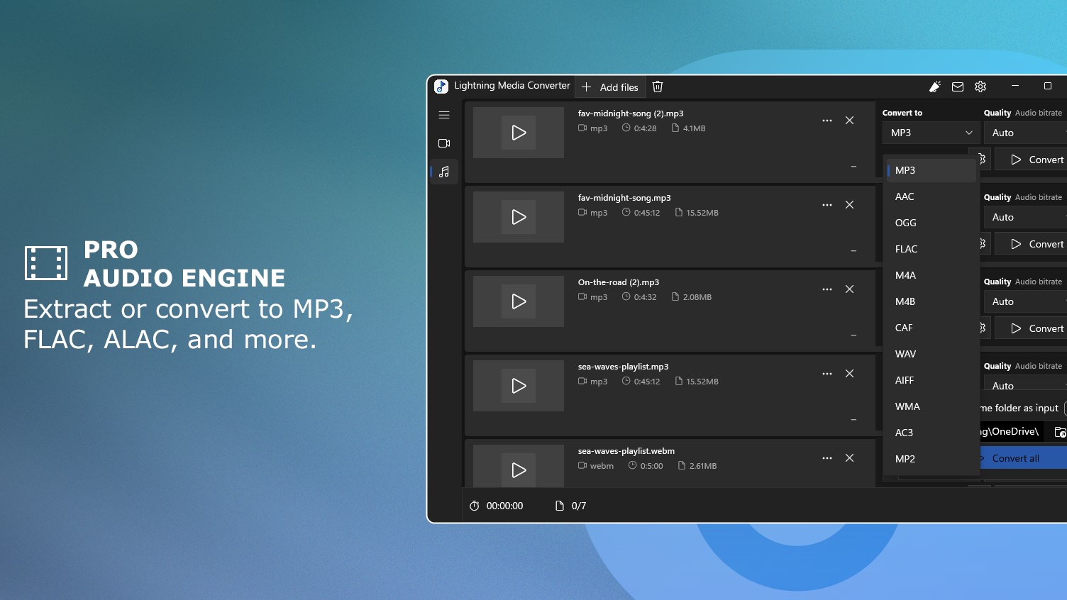 4K Video Converter & Audio Converter - Lightning Media Converter screenshot