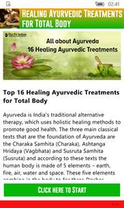 Healing Ayurvedic Treatments for Total Body screenshot 1