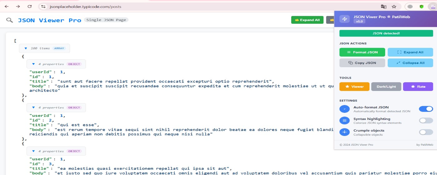 JSON Viewer Pro By PatilWeb