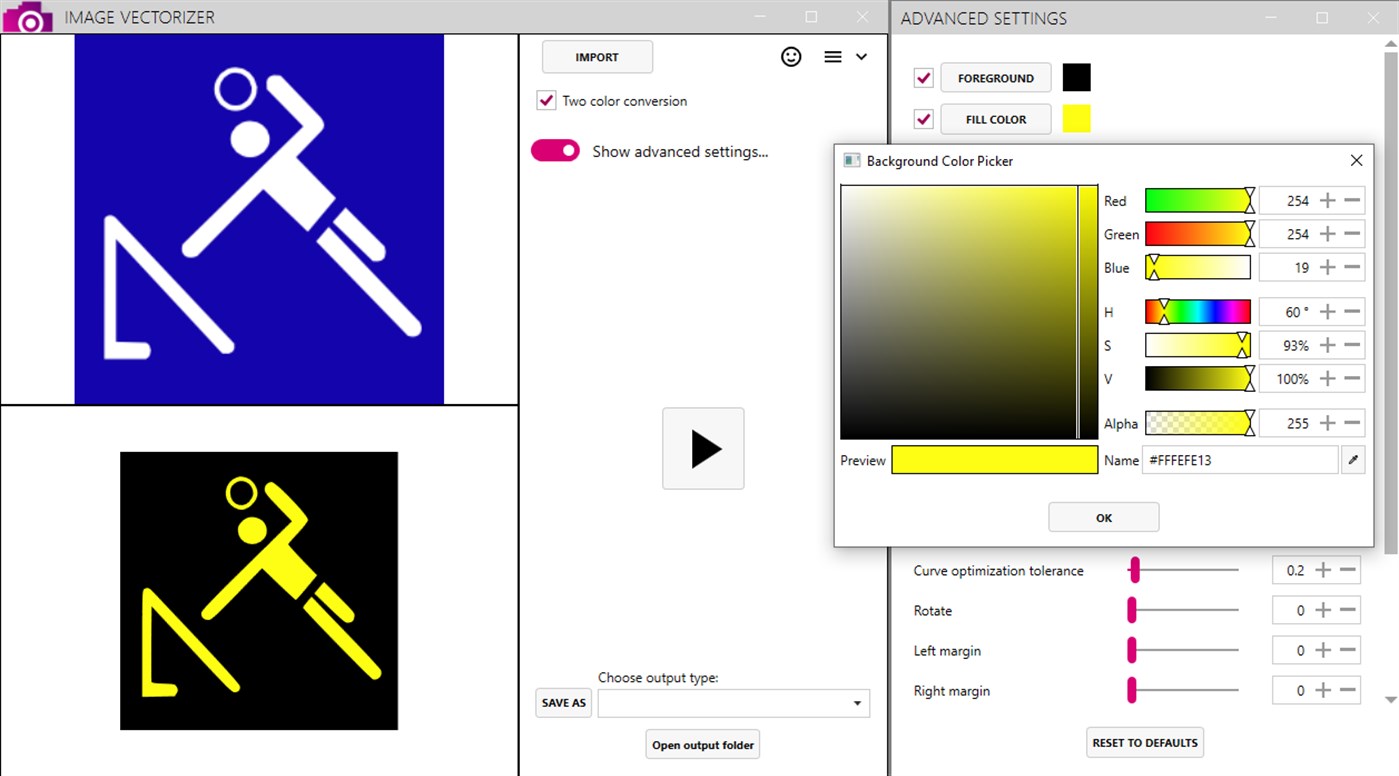 #5. Image Vectorizer (Windows) Door: Megaish