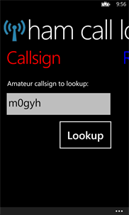 Ham Call Lookup screenshot 1