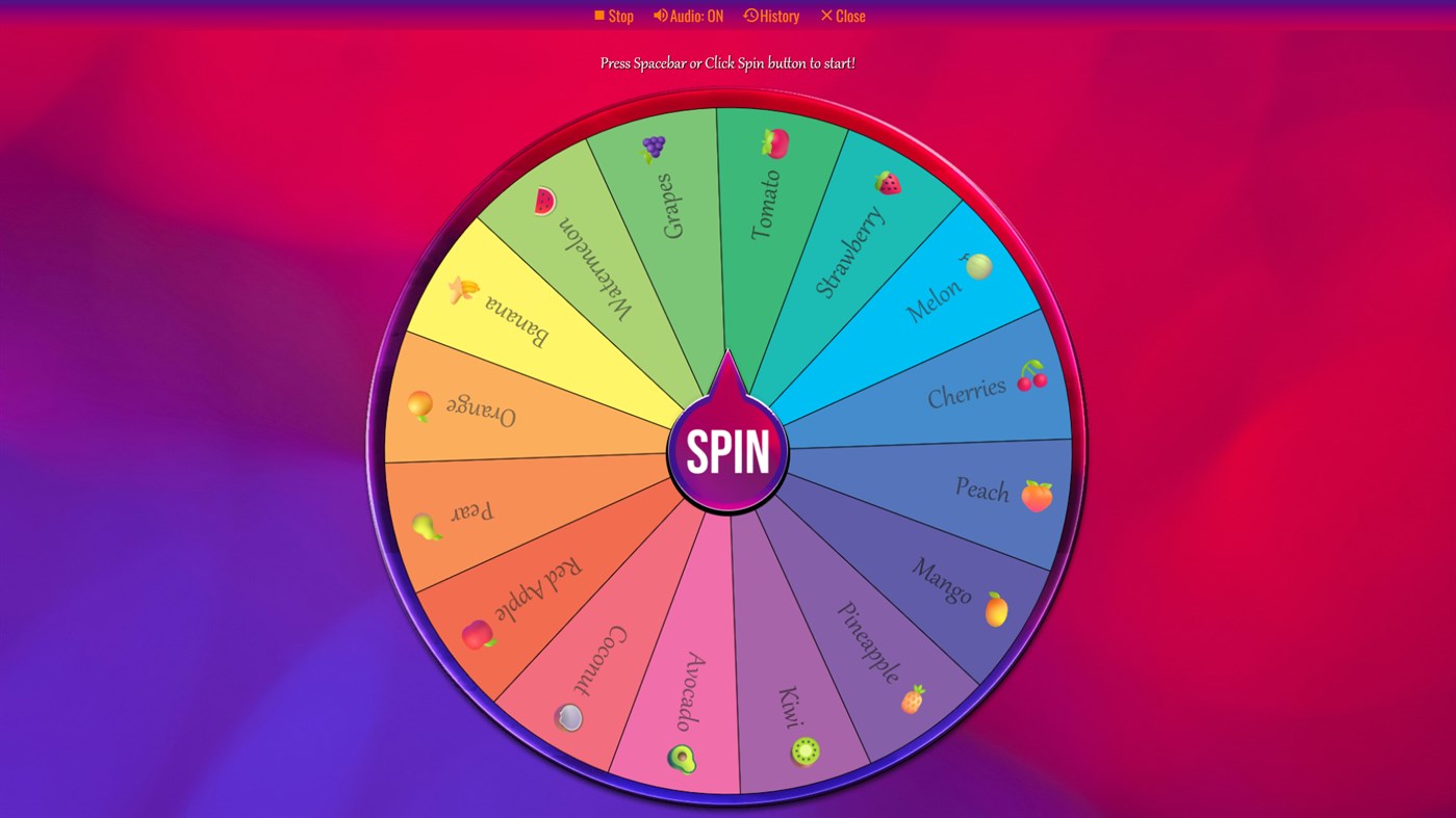 #4. Spin The Wheel - Random Picker (Windows) بواسطة: My App Catalog INC