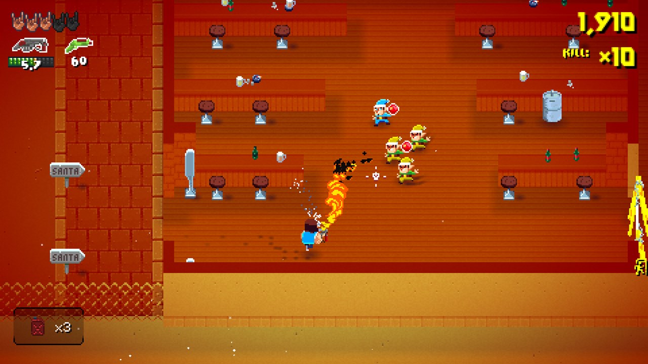 Headbangers in Holiday Hell screenshot 2