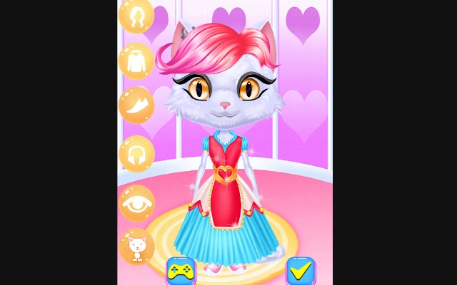 Fancy Kitty Kate Caring Game Play