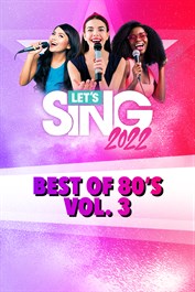 Let's Sing 2022 Best of 80's Vol. 3 Song Pack