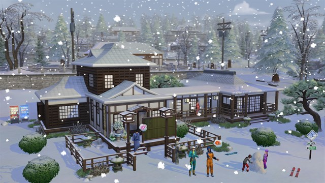 The Sims 4 Snowy Escape Expansion Pack screenshot 1