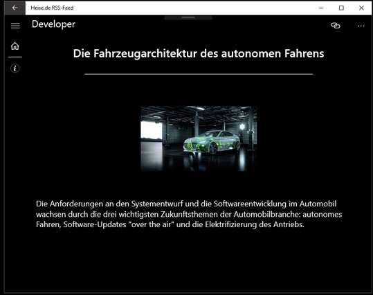 Heise.de RSS-Feed screenshot 2