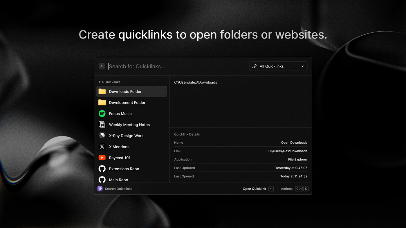 #4. Raycast (Windows) By: Raycast Technologies Ltd.