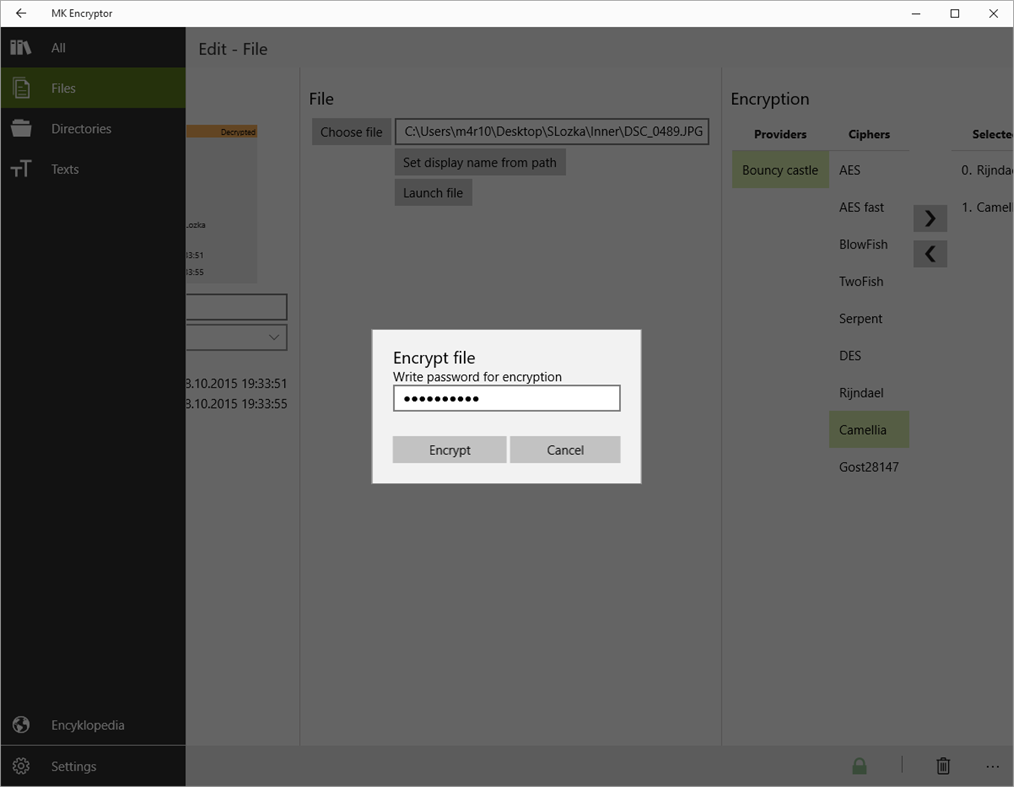 #3. MK Encryptor (Windows) 由: Marfusios