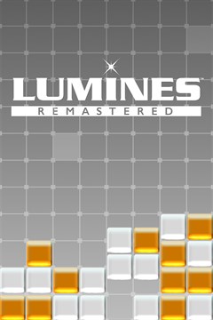 Cover poster for LUMINES REMASTERED