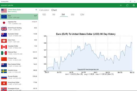 Exchange Rate Screenshots 2