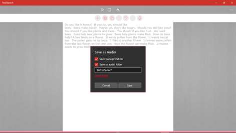 Text to Speech Screenshots 2