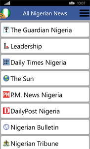 Nigerian All Newspapers screenshot 2
