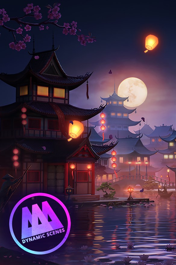 AAA Dynamic Scenes - Sky Lanterns Festival Dynamic Scene Xbox Series X|S and Xbox One cover art