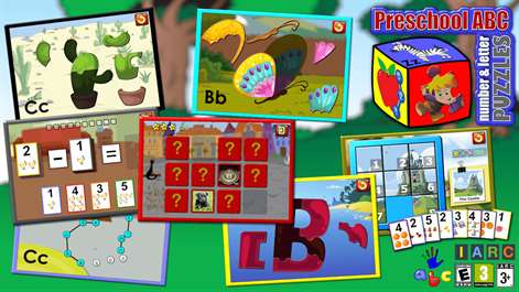 Preschool ABC Number and Letter Puzzle Games - teaches kids the alphabet and counting Screenshots 1