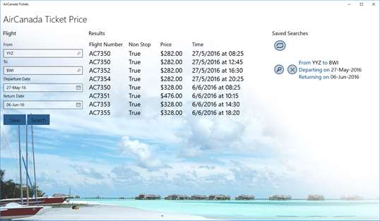 Air Canada Ticket Price screenshot 1