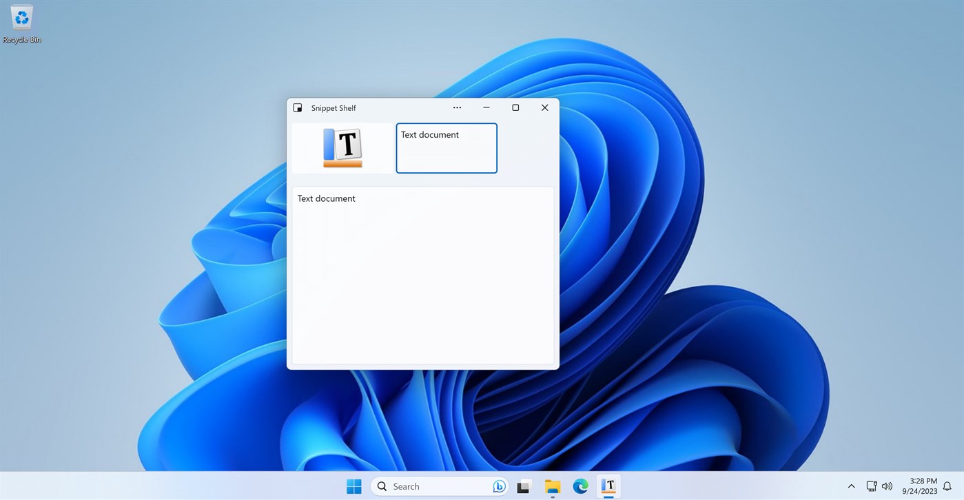 #2. Snippet Shelf (Windows) De: Arno Klenke