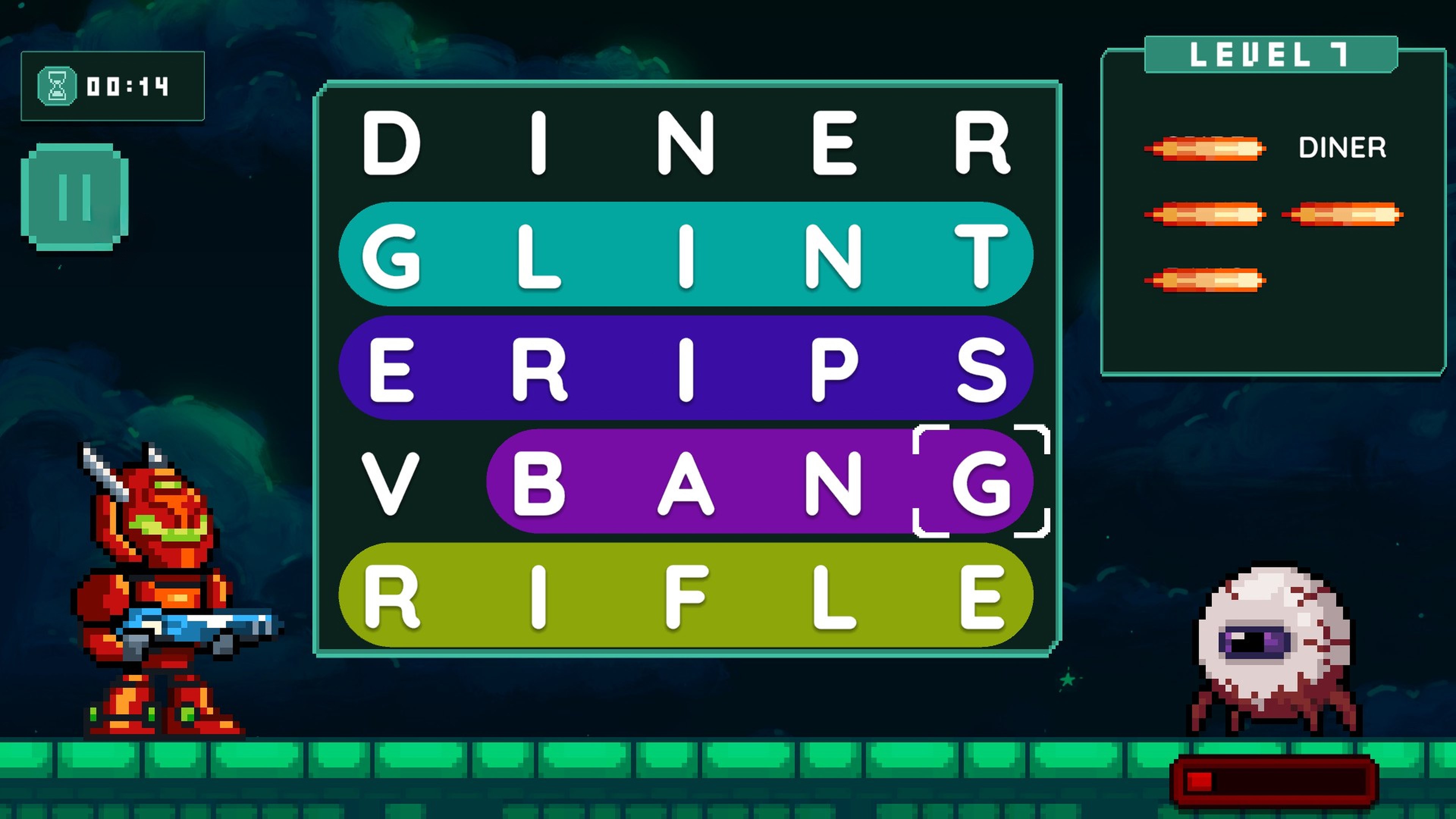 Word Quest: Cyberpunk — скриншот 1