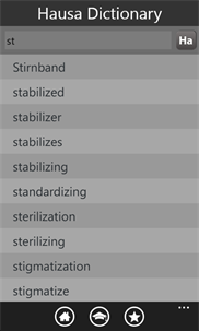 Hausa Dictionary screenshot 2