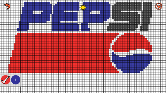 Food Logo Color by Number: Pixel Art,Sandbox Coloring screenshot 1