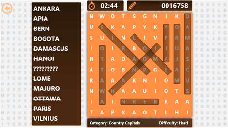 Wordsearch# Screenshots 2