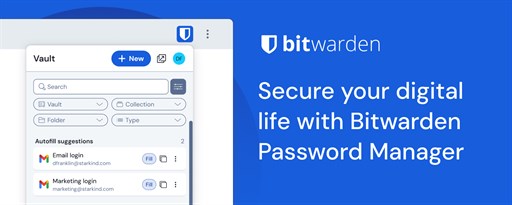 Bitwarden Password Manager marquee promo image