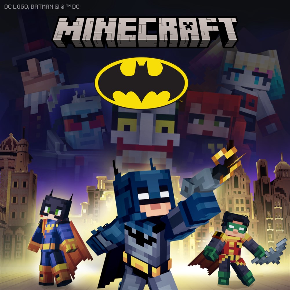 Minecraft Batman cover art (full size)
