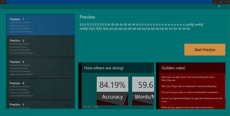 【图】Typing Practice Professional(截图1)