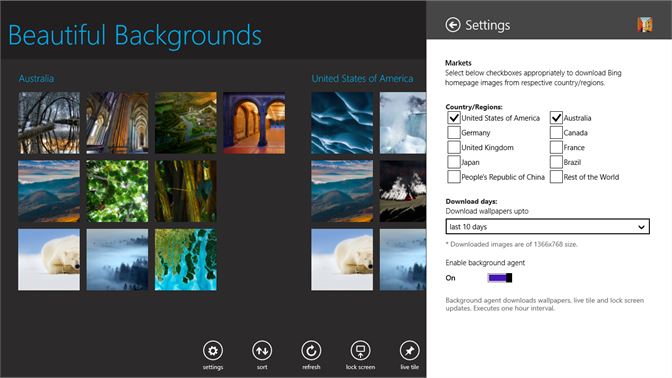 Get Beautiful Backgrounds Microsoft Store