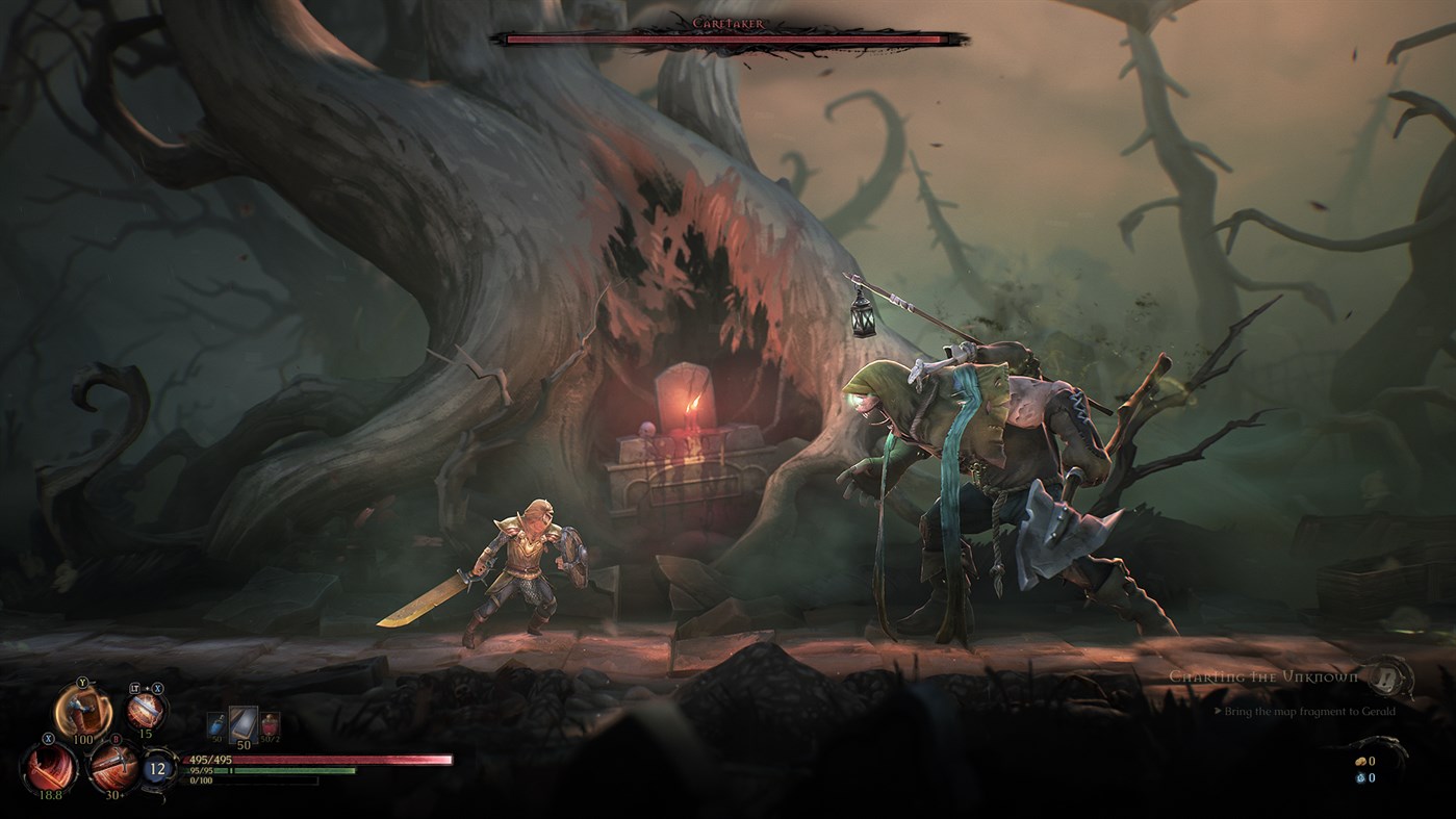 #10. Mandragora: Whispers of the Witch Tree - Deluxe Edition (Xbox) Av: Knights Peak