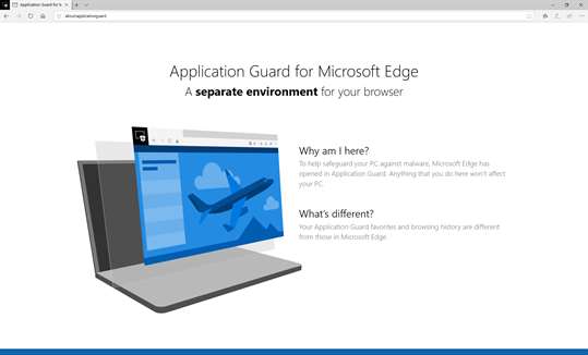 Windows Defender Application Guard Companion screenshot 1