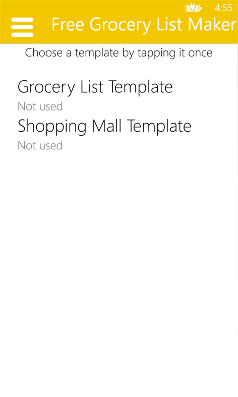 Free Grocery List Maker Screenshots 2