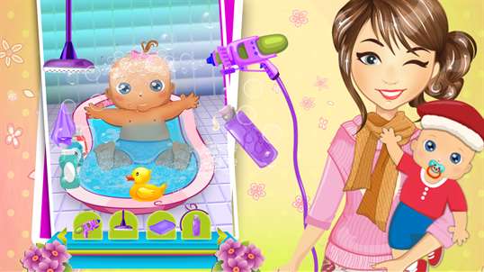 Kids Care Play - Dress up, Baby Bath, & Spa Salon with Baby Sitter screenshot 3