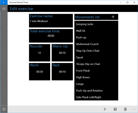 Universal Interval Timer Screenshots 2