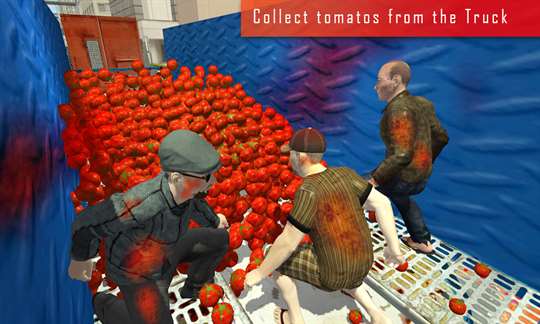 La Tomatina: Tomato Transport Truck Driving screenshot 2