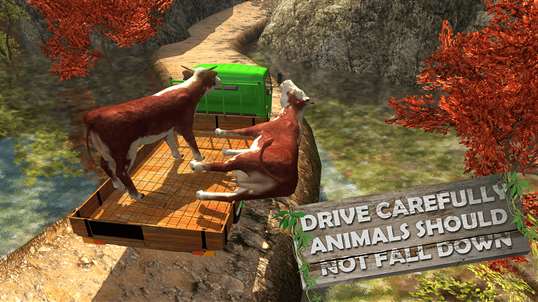 Hill Climbing Animal Transport 3d screenshot 1