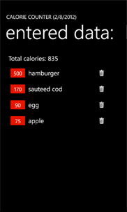 Calorie Counter Pro screenshot 5