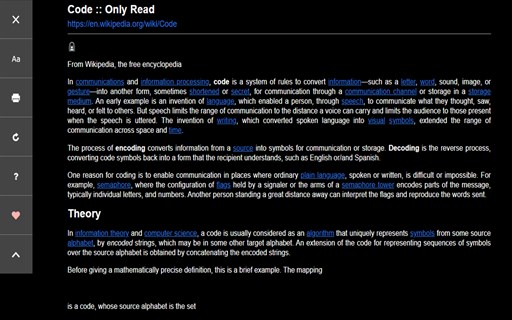 Only Read - Customizable Reader Extension