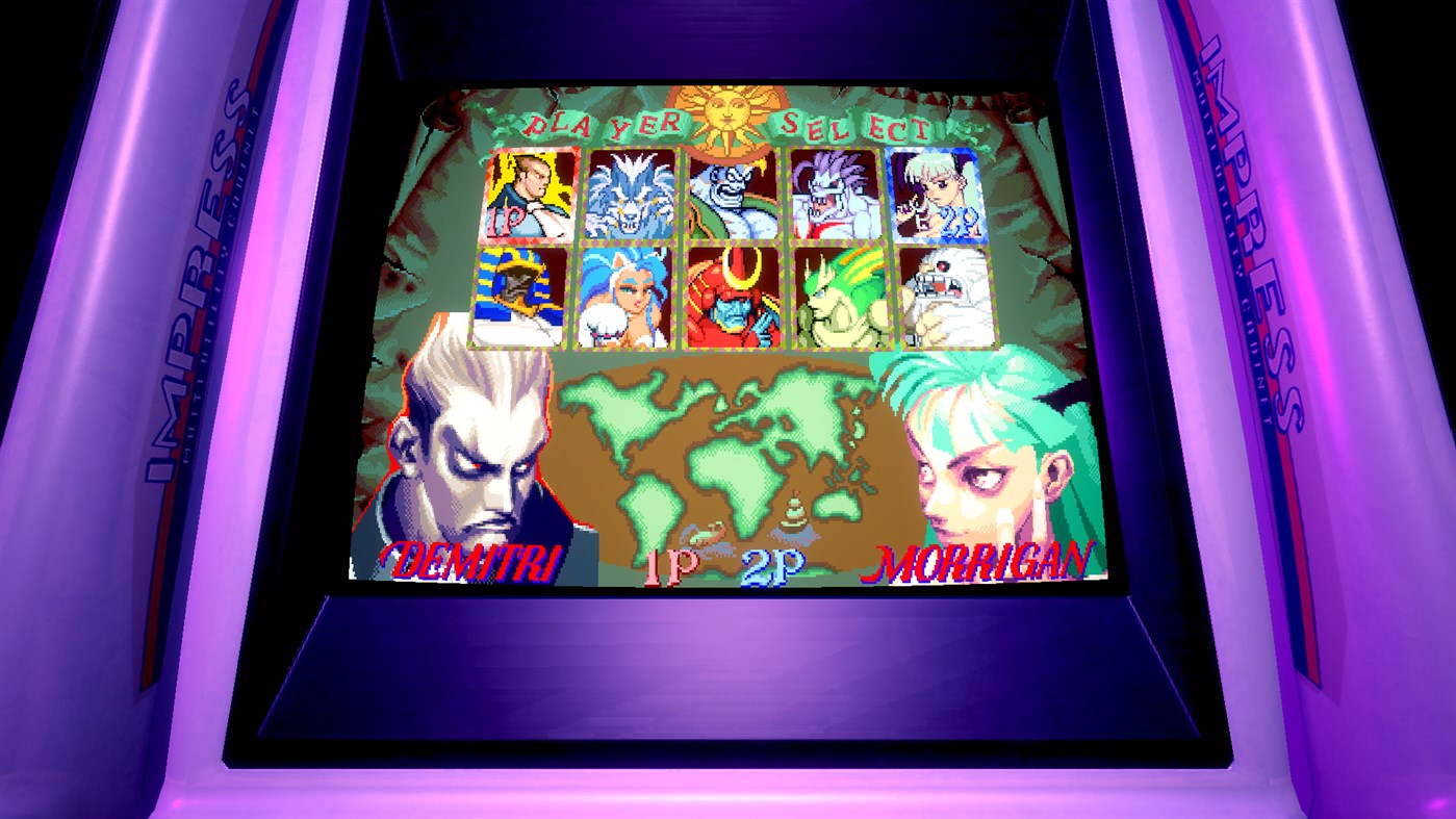 #6. Capcom Arcade 2nd Stadium: Darkstalkers: The Night Warriors (Xbox) Podle: CAPCOM CO., LTD.