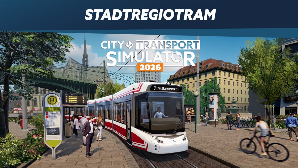 CTS 2026 - Tram DLC: StadtRegioTram - City Transport Simulator Bus & Tram