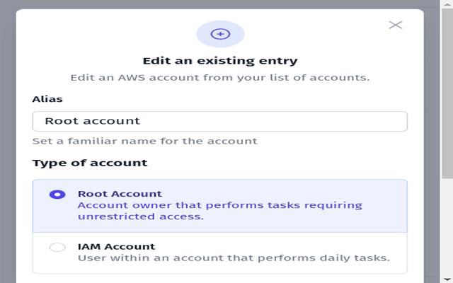 AWS Accounts Manager