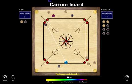 Pro Carrom screenshot 1