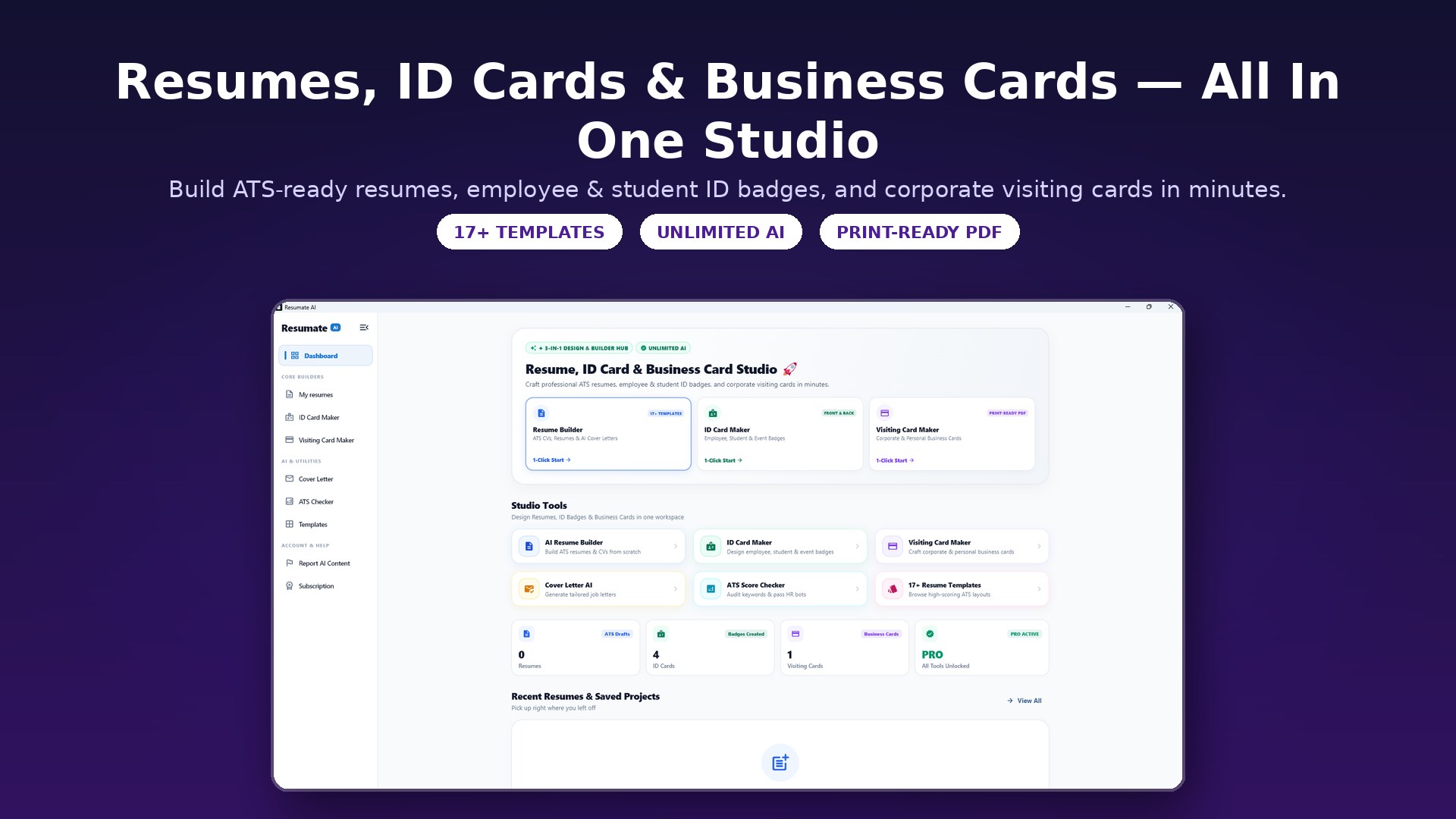 Resume Builder & ATS CV Maker screenshot