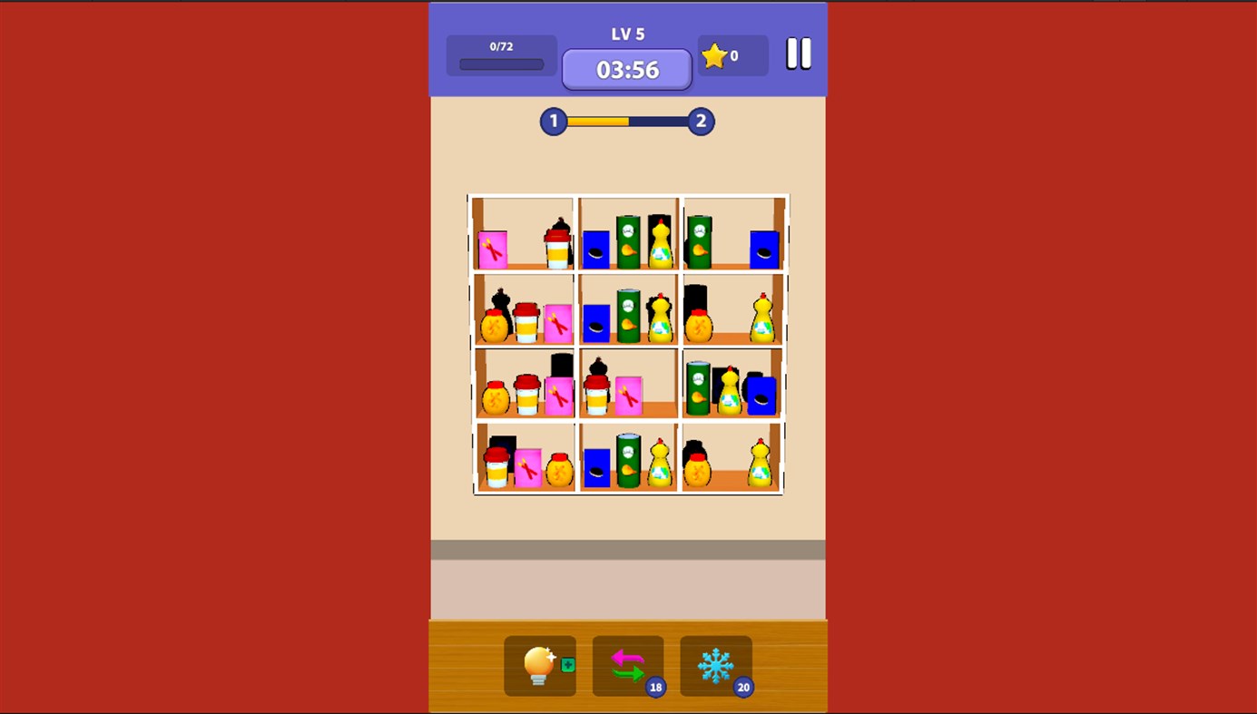 #3. Goods Sort : Supermarket (Windows) Podle: Sami Game Studio