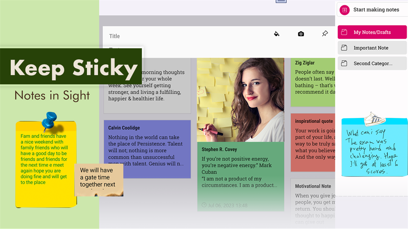 #5. Notebook - Notepads, Coloring Notes Organizer (Windows) Podle: PicsCanvas